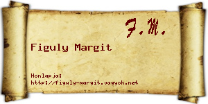 Figuly Margit névjegykártya